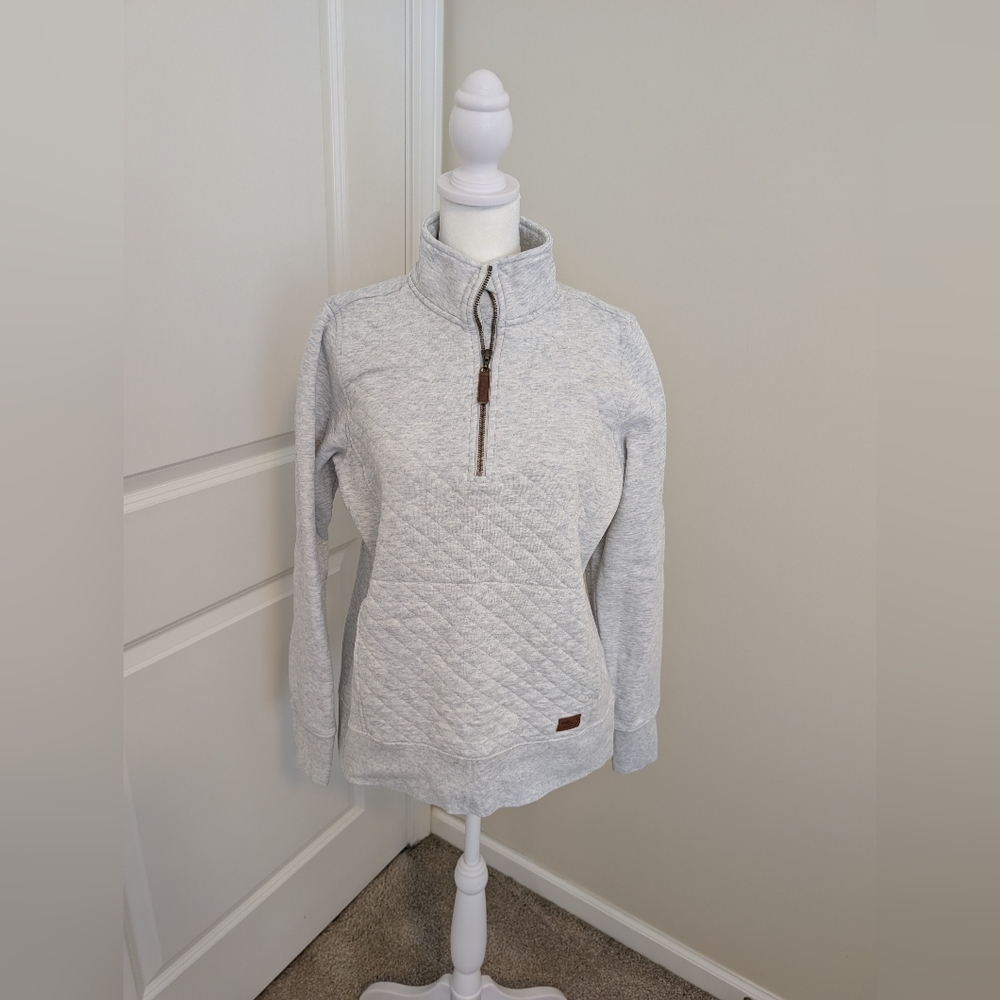 LL Bean Quilted Quarter Zip